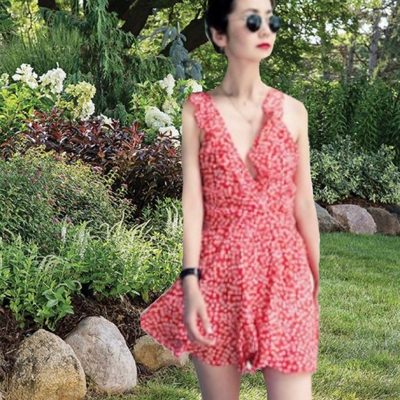 BOHO CALICO PRINT ROMPER - Picture 4 of 11